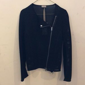 MRZ silk mesh biker jacket.